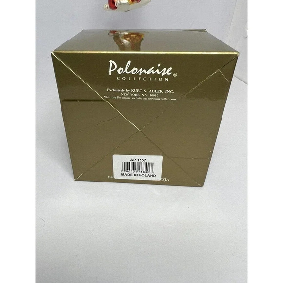 RARE Kurt Adler POLONAISE KOMOZJA BARNEY BASSET AP1557 Ornament NEW WITH BOX - Picture 16 of 16